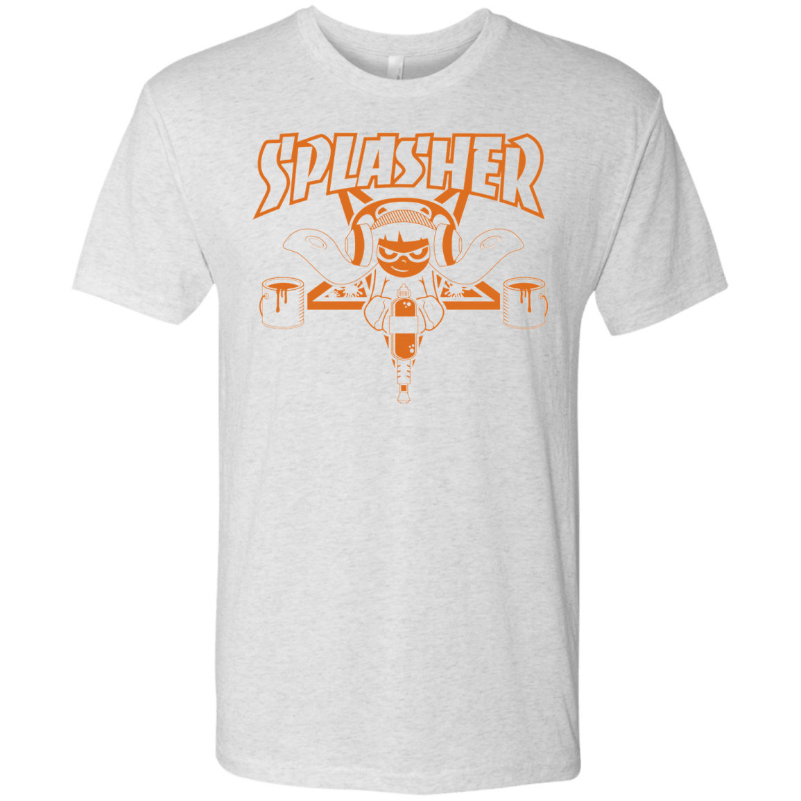 T-Shirts Heather White / S SPLASHER Men's Triblend T-Shirt