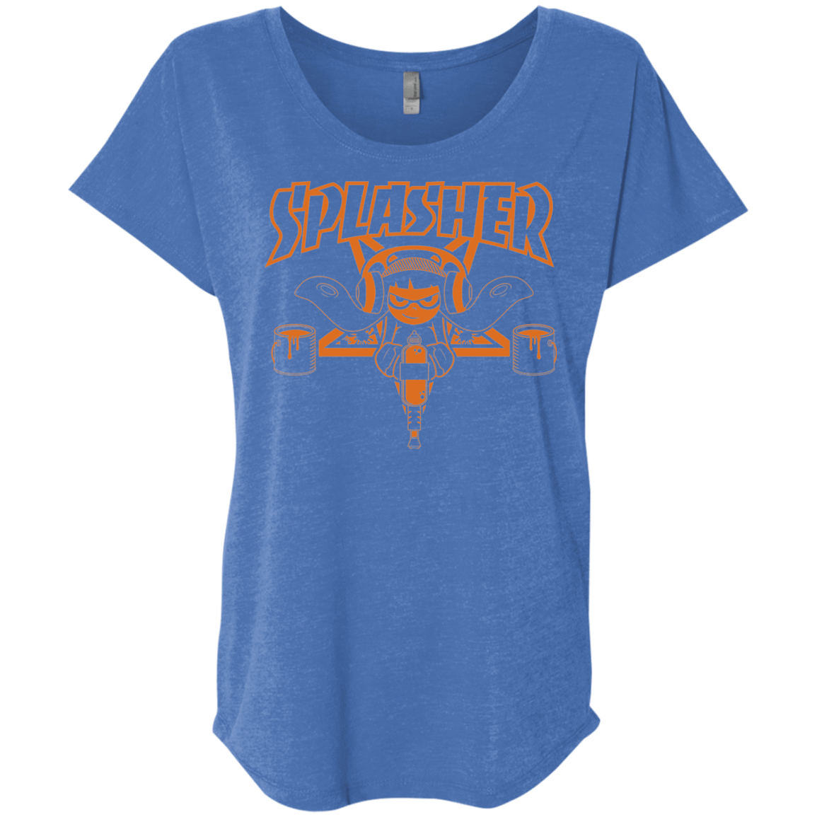 T-Shirts Vintage Royal / X-Small SPLASHER Triblend Dolman Sleeve