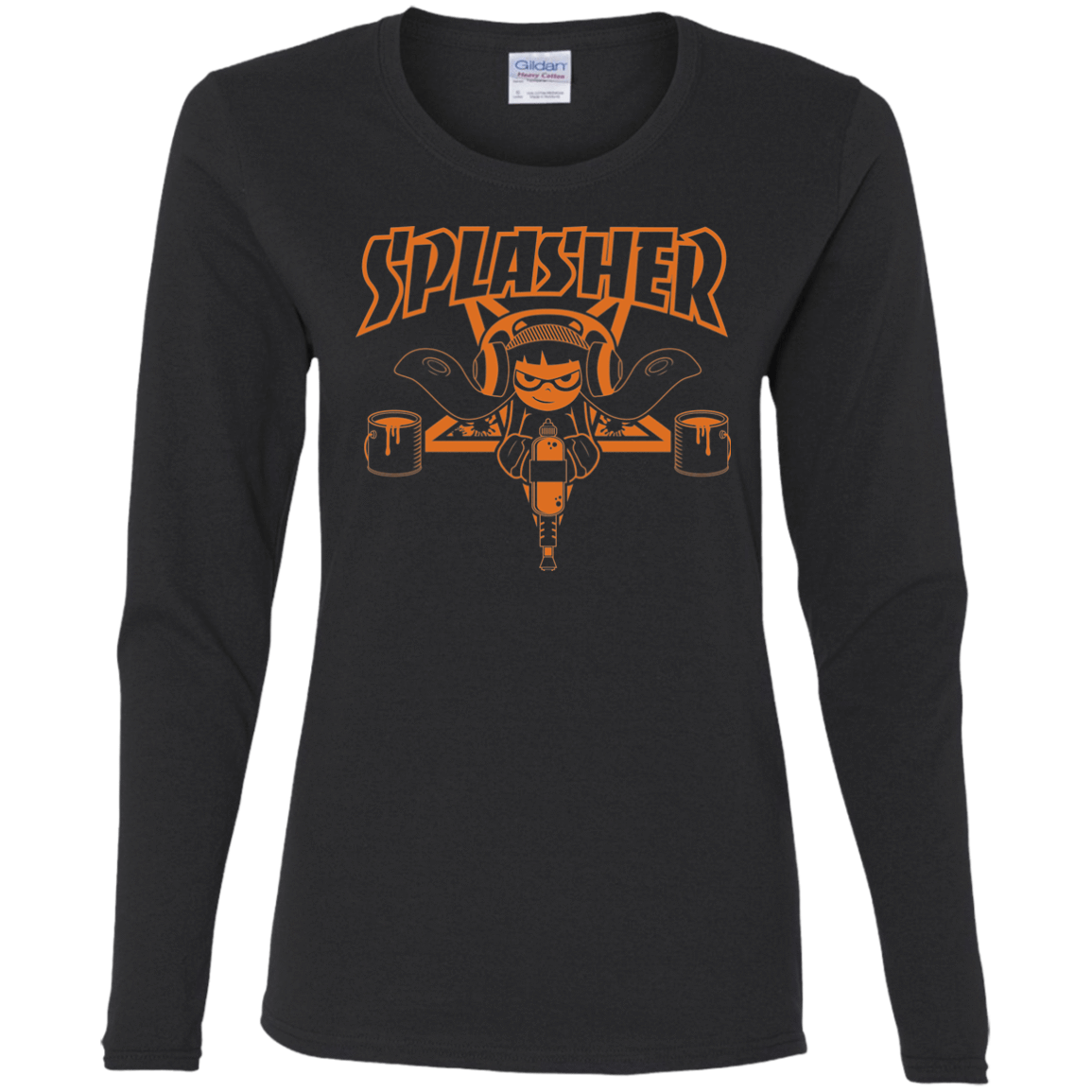 T-Shirts Black / S SPLASHER Women's Long Sleeve T-Shirt