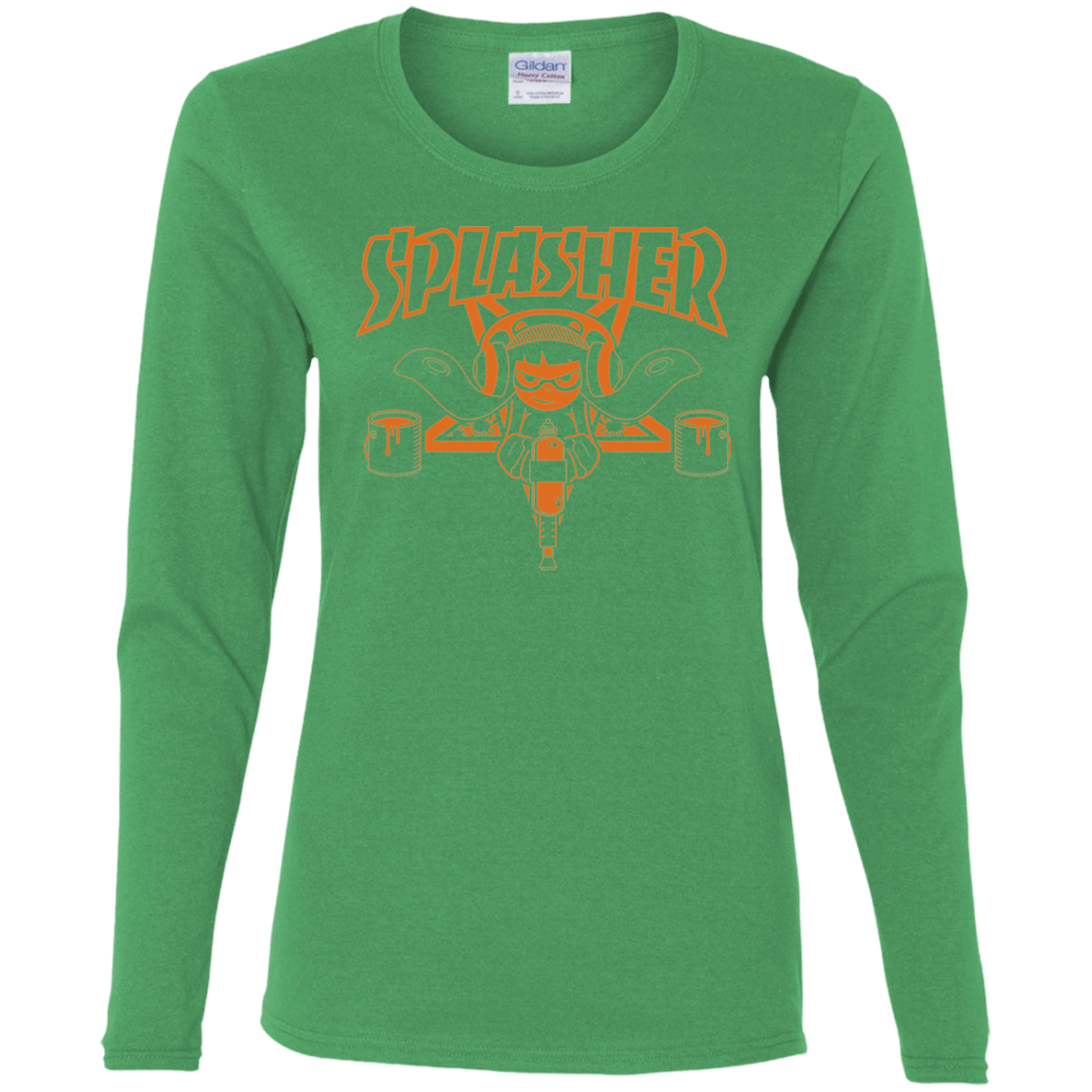 T-Shirts Irish Green / S SPLASHER Women's Long Sleeve T-Shirt