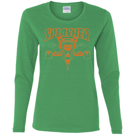 T-Shirts Irish Green / S SPLASHER Women's Long Sleeve T-Shirt