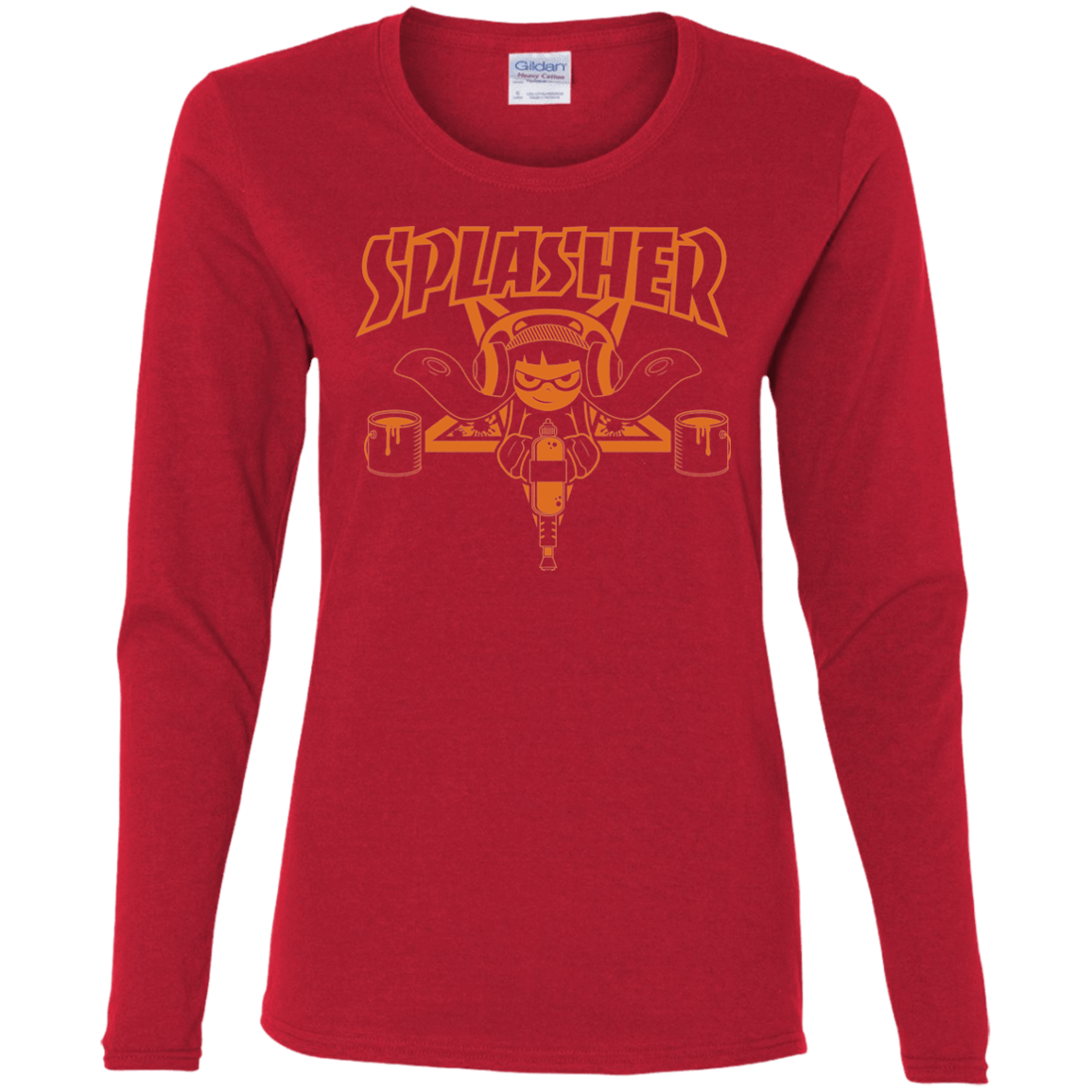 T-Shirts Red / S SPLASHER Women's Long Sleeve T-Shirt