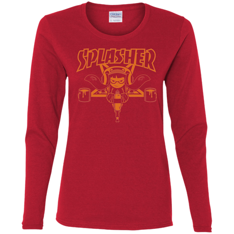 T-Shirts Red / S SPLASHER Women's Long Sleeve T-Shirt