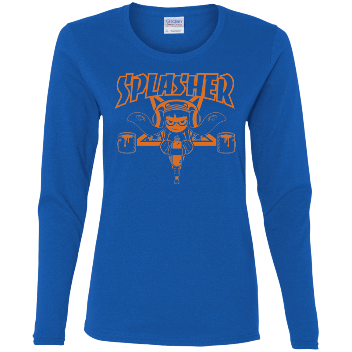 T-Shirts Royal / S SPLASHER Women's Long Sleeve T-Shirt