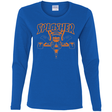 T-Shirts Royal / S SPLASHER Women's Long Sleeve T-Shirt