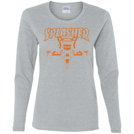 T-Shirts Sport Grey / S SPLASHER Women's Long Sleeve T-Shirt