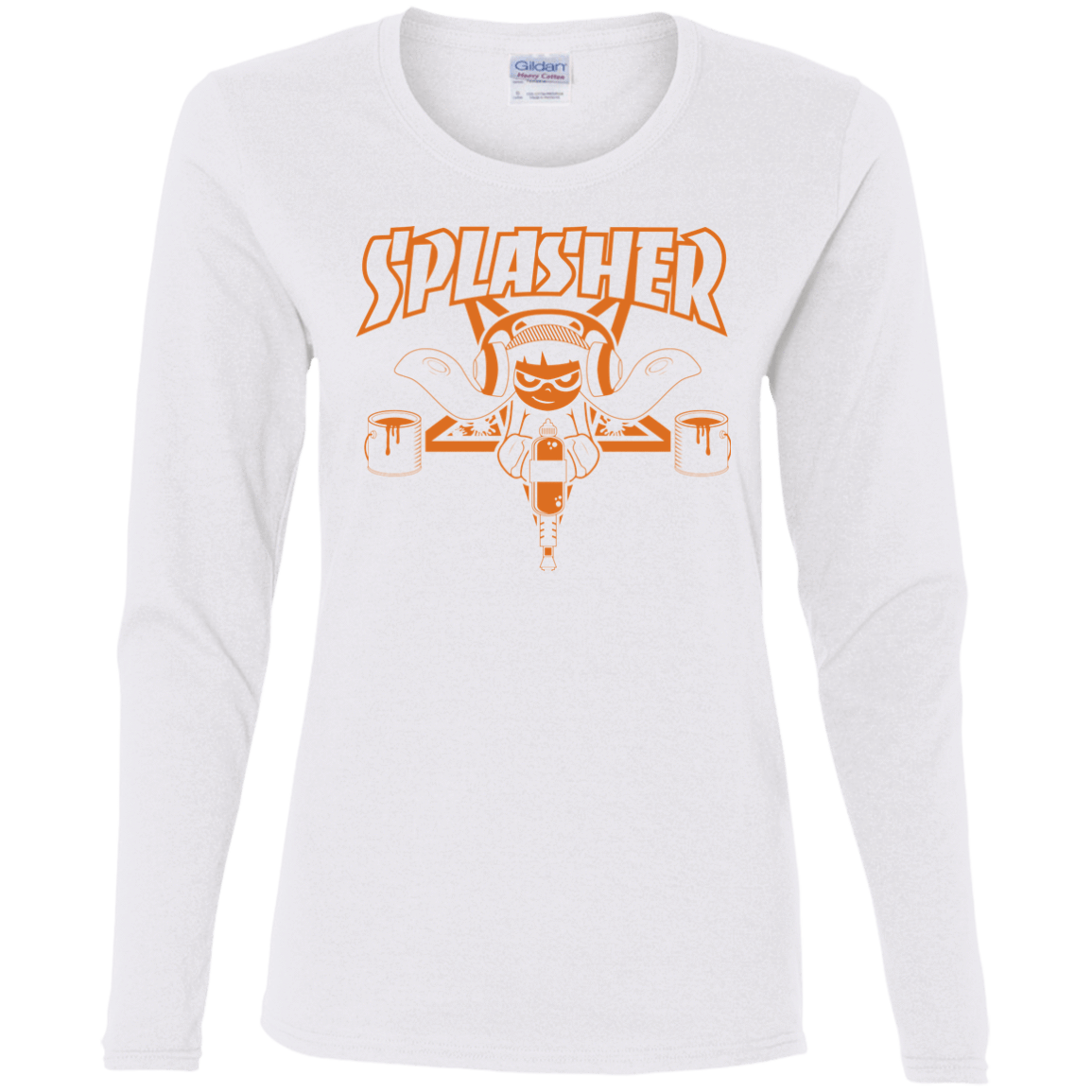 T-Shirts White / S SPLASHER Women's Long Sleeve T-Shirt