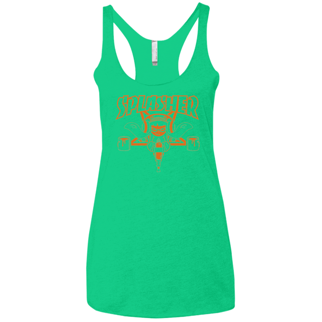 T-Shirts Envy / X-Small SPLASHER Women's Triblend Racerback Tank