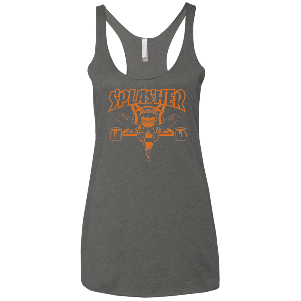 T-Shirts Premium Heather / X-Small SPLASHER Women's Triblend Racerback Tank