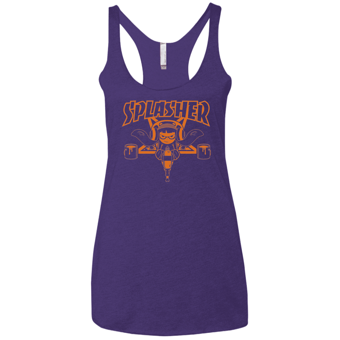 T-Shirts Purple Rush / X-Small SPLASHER Women's Triblend Racerback Tank