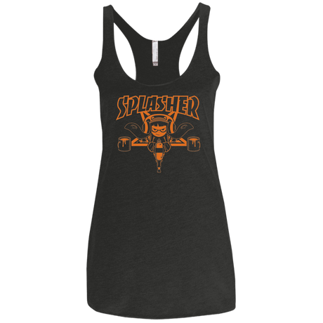 T-Shirts Vintage Black / X-Small SPLASHER Women's Triblend Racerback Tank