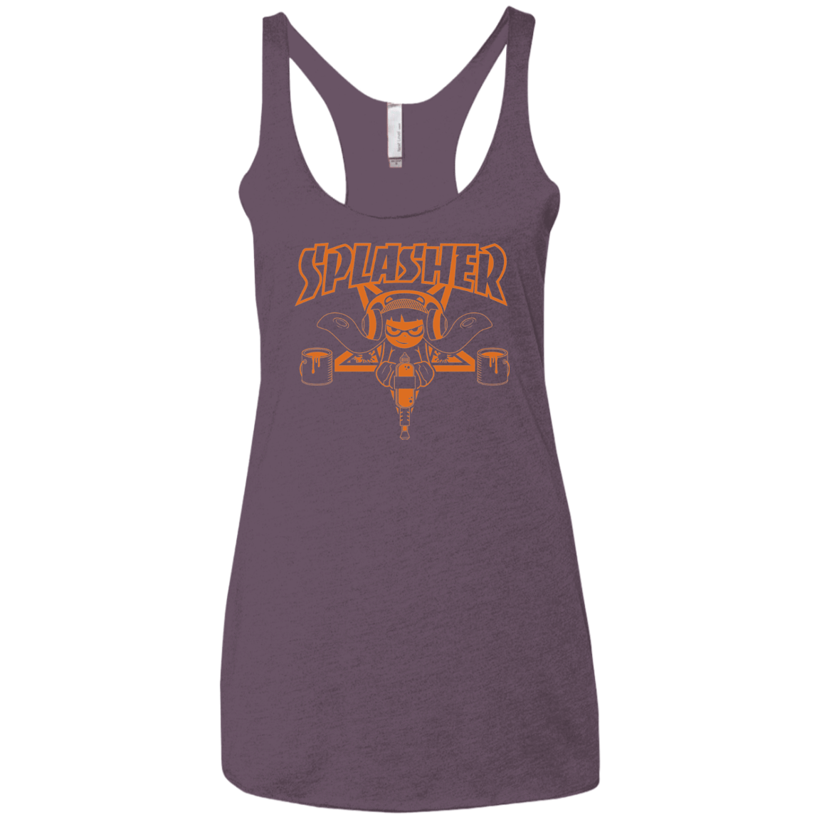 T-Shirts Vintage Purple / X-Small SPLASHER Women's Triblend Racerback Tank