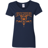 T-Shirts Navy / S SPLASHER Women's V-Neck T-Shirt