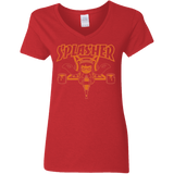 T-Shirts Red / S SPLASHER Women's V-Neck T-Shirt