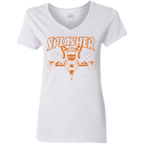 T-Shirts White / S SPLASHER Women's V-Neck T-Shirt