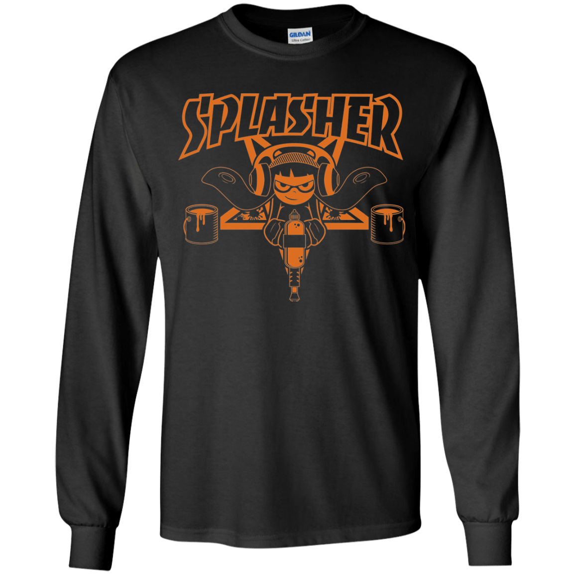 T-Shirts Black / YS SPLASHER Youth Long Sleeve T-Shirt