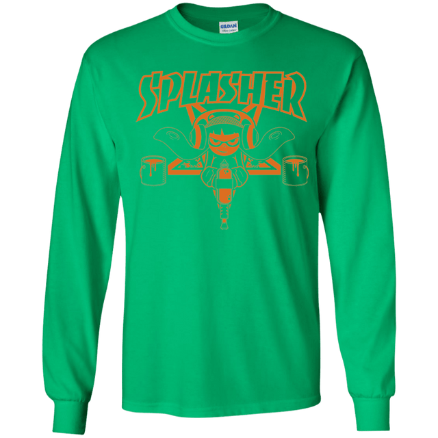 T-Shirts Irish Green / YS SPLASHER Youth Long Sleeve T-Shirt