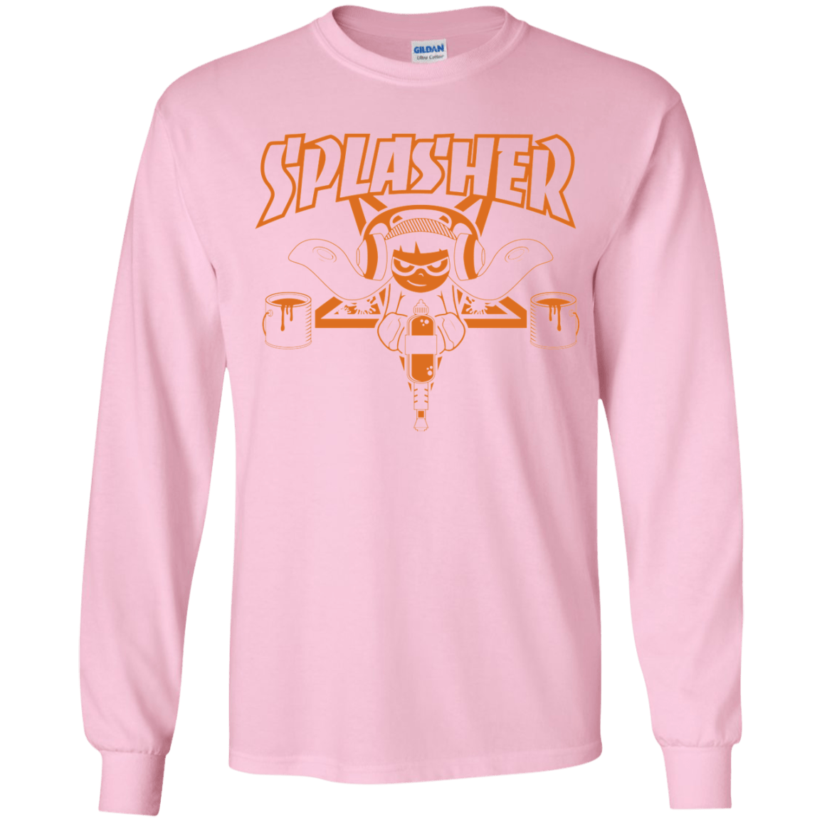 T-Shirts Light Pink / YS SPLASHER Youth Long Sleeve T-Shirt