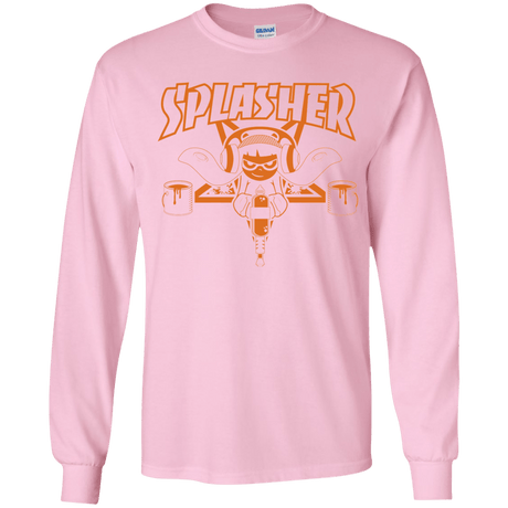 T-Shirts Light Pink / YS SPLASHER Youth Long Sleeve T-Shirt