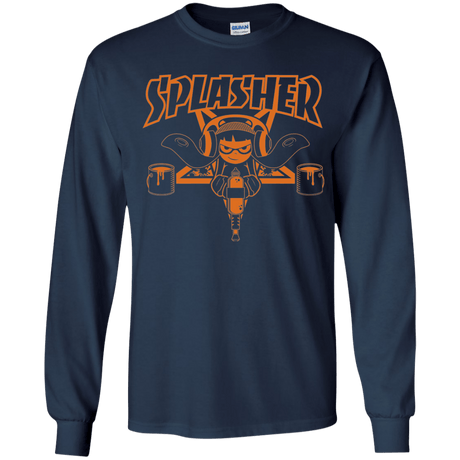 T-Shirts Navy / YS SPLASHER Youth Long Sleeve T-Shirt