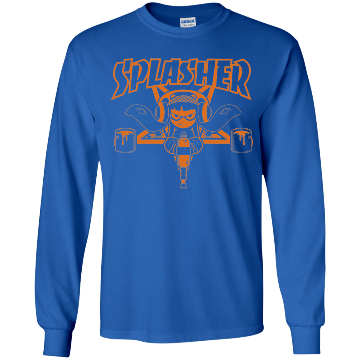 T-Shirts Royal / YS SPLASHER Youth Long Sleeve T-Shirt