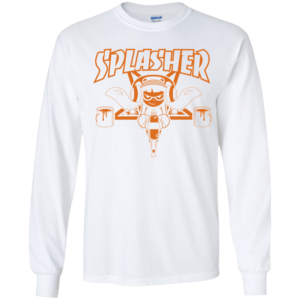 T-Shirts White / YS SPLASHER Youth Long Sleeve T-Shirt