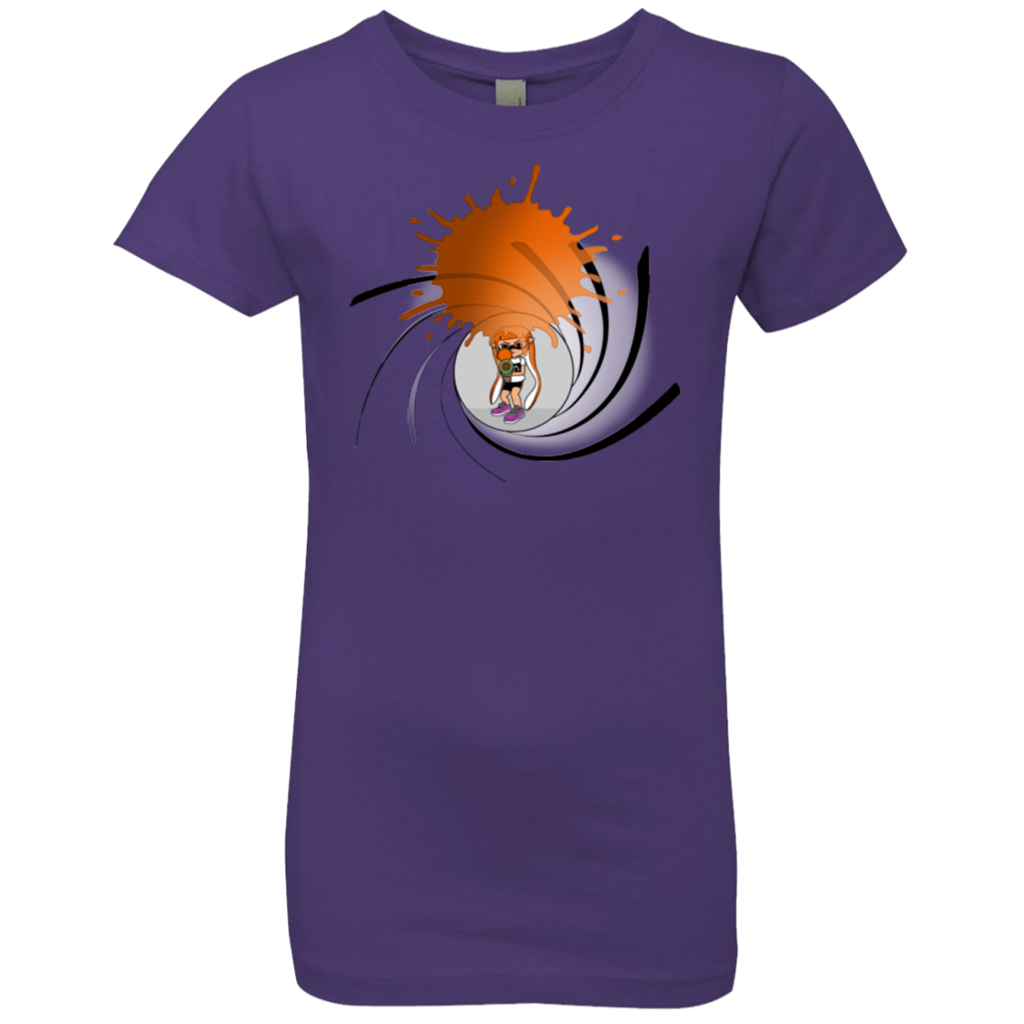 T-Shirts Purple Rush / YXS Splat 007 Girls Premium T-Shirt
