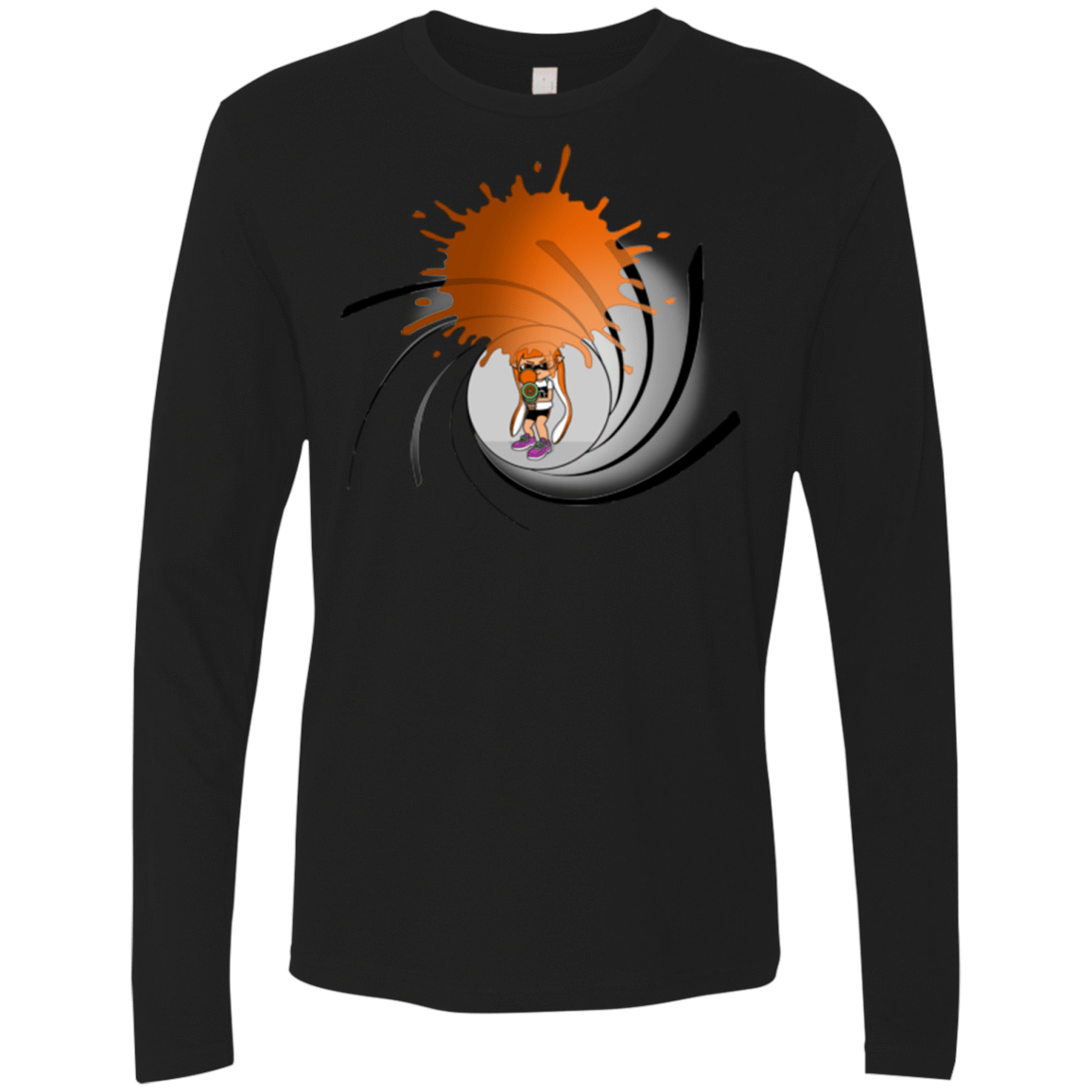 T-Shirts Black / Small Splat 007 Men's Premium Long Sleeve
