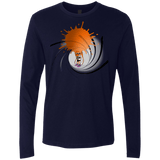 T-Shirts Midnight Navy / Small Splat 007 Men's Premium Long Sleeve