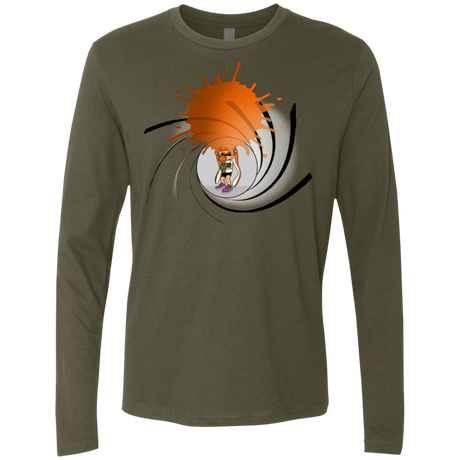 T-Shirts Military Green / Small Splat 007 Men's Premium Long Sleeve
