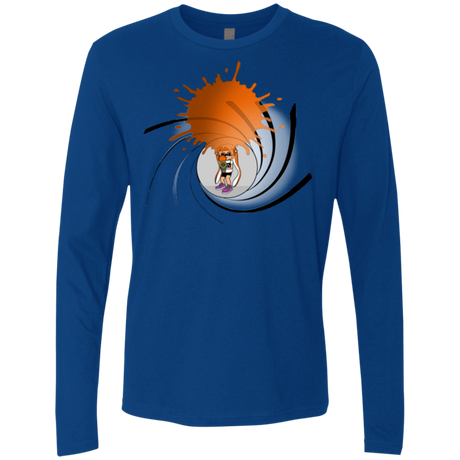 T-Shirts Royal / Small Splat 007 Men's Premium Long Sleeve