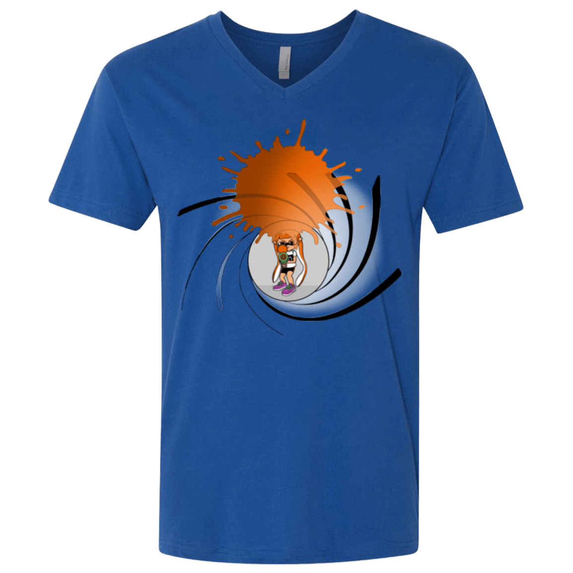 T-Shirts Royal / X-Small Splat 007 Men's Premium V-Neck