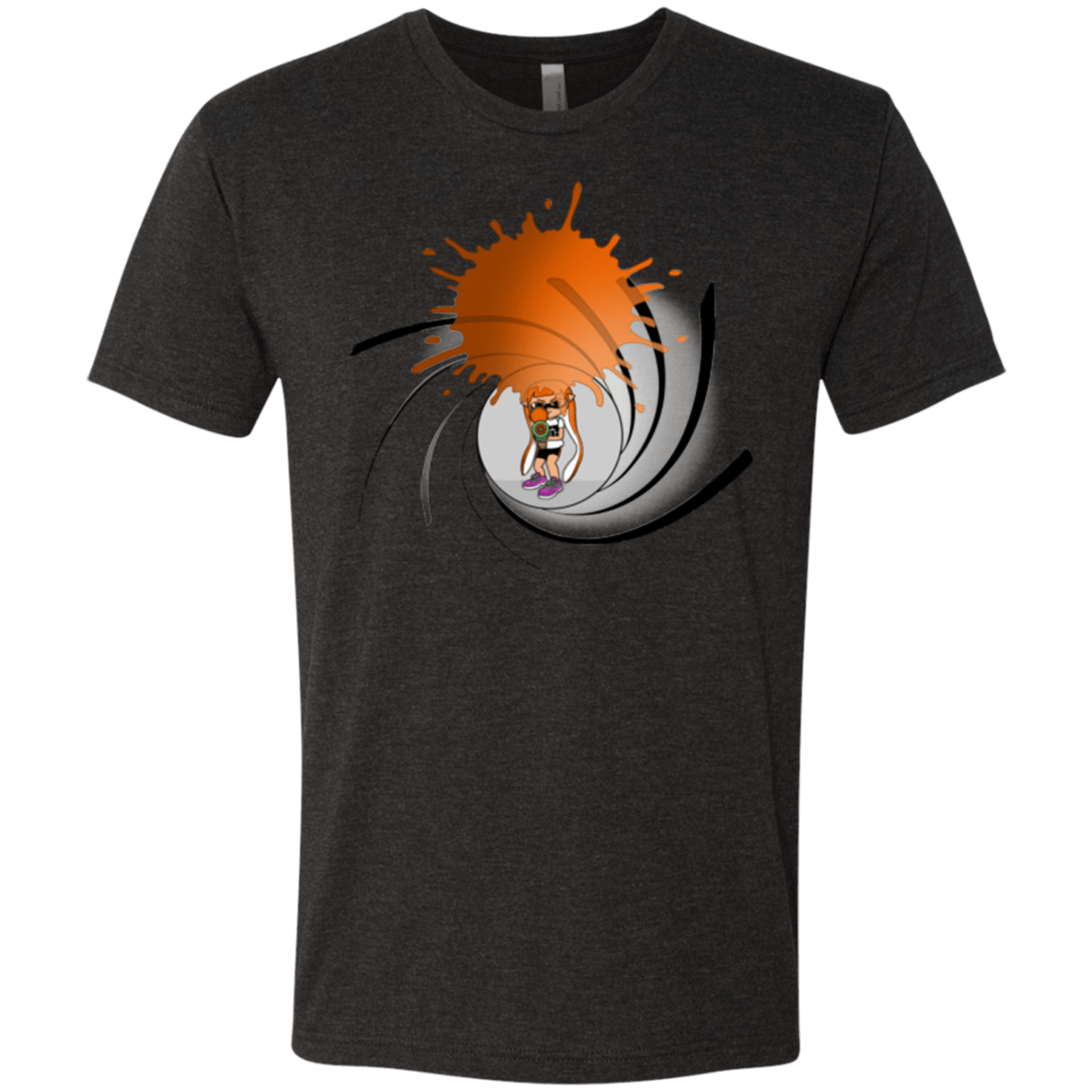 T-Shirts Vintage Black / Small Splat 007 Men's Triblend T-Shirt