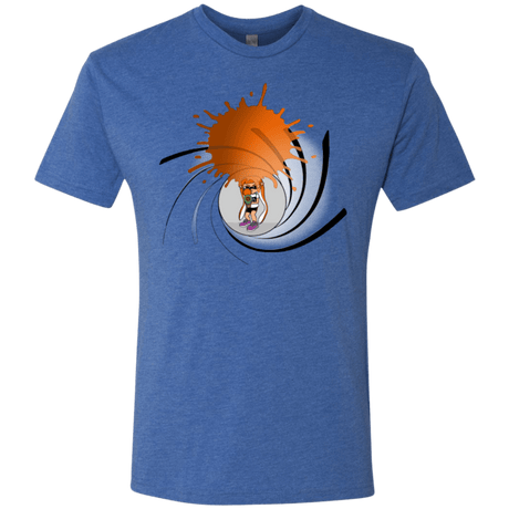 T-Shirts Vintage Royal / Small Splat 007 Men's Triblend T-Shirt