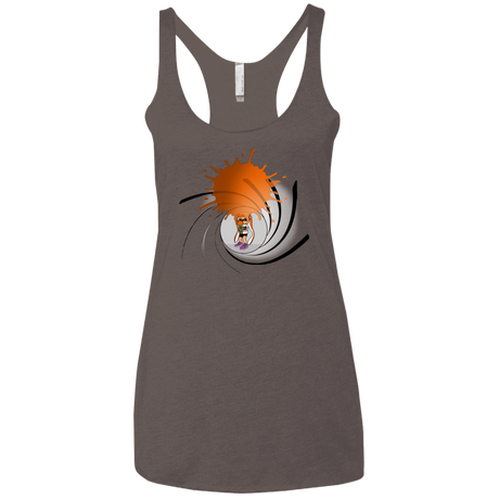 T-Shirts Macchiato / X-Small Splat 007 Women's Triblend Racerback Tank