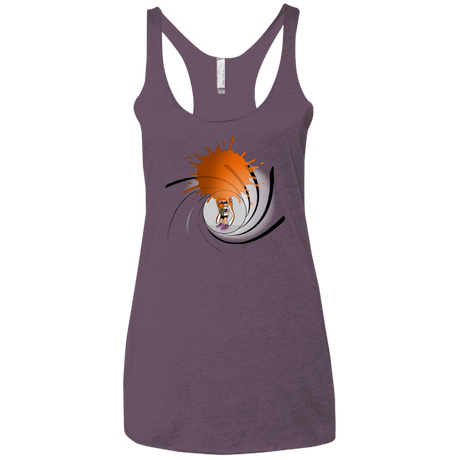 T-Shirts Vintage Purple / X-Small Splat 007 Women's Triblend Racerback Tank