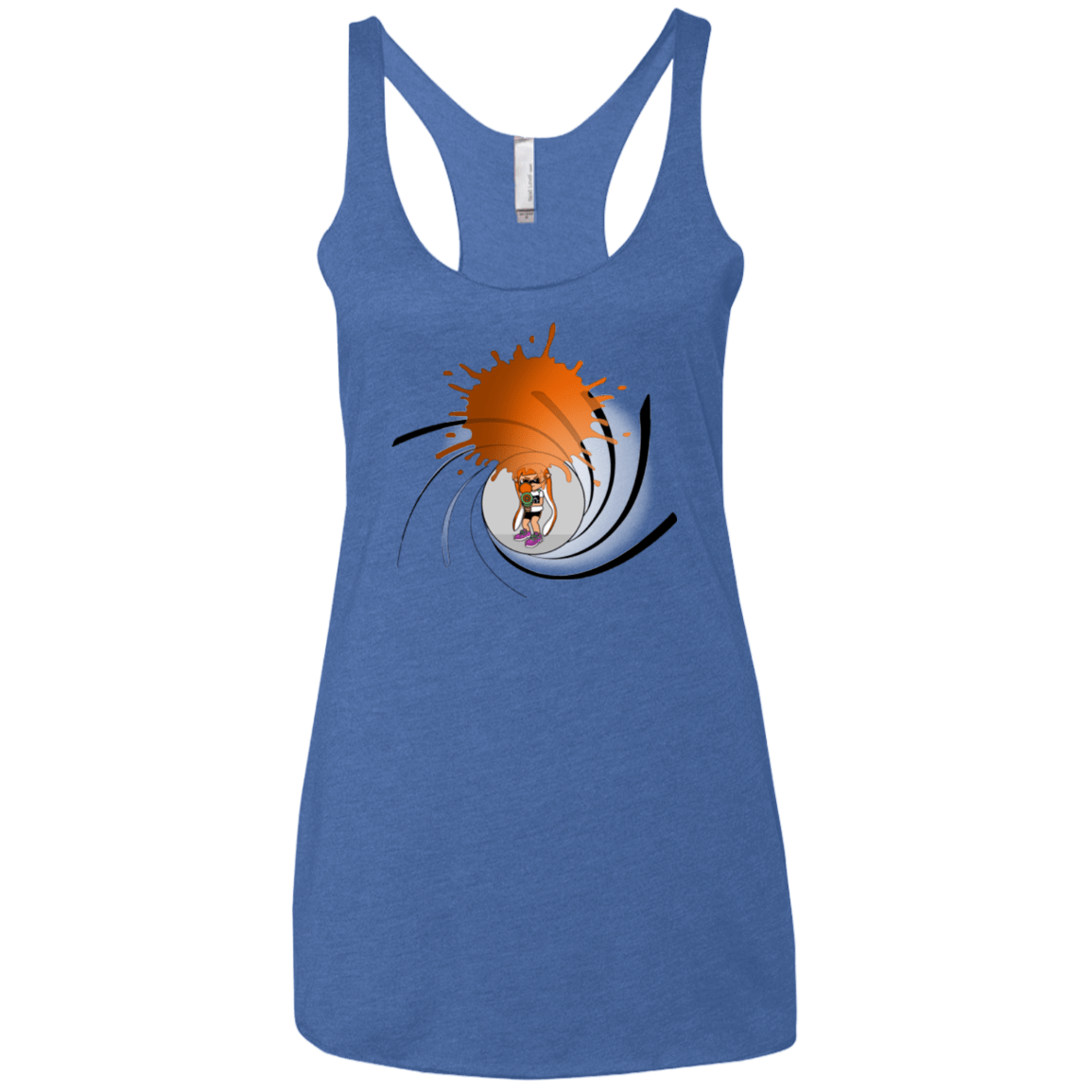T-Shirts Vintage Royal / X-Small Splat 007 Women's Triblend Racerback Tank