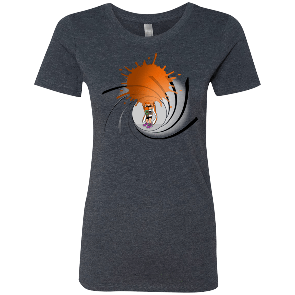 T-Shirts Vintage Navy / Small Splat 007 Women's Triblend T-Shirt