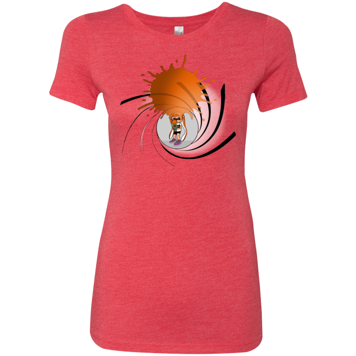 T-Shirts Vintage Red / Small Splat 007 Women's Triblend T-Shirt