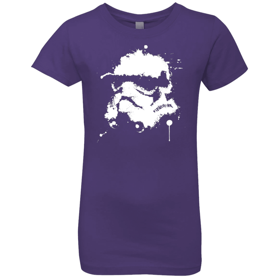 T-Shirts Purple Rush / YXS Splatted Helmet Girls Premium T-Shirt