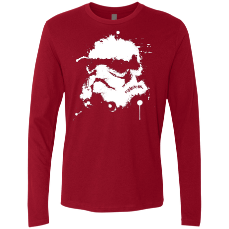 T-Shirts Cardinal / Small Splatted Helmet Men's Premium Long Sleeve