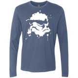 T-Shirts Indigo / Small Splatted Helmet Men's Premium Long Sleeve