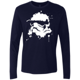 T-Shirts Midnight Navy / Small Splatted Helmet Men's Premium Long Sleeve
