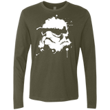 T-Shirts Military Green / Small Splatted Helmet Men's Premium Long Sleeve