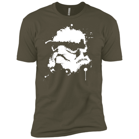 T-Shirts Military Green / X-Small Splatted Helmet Men's Premium T-Shirt