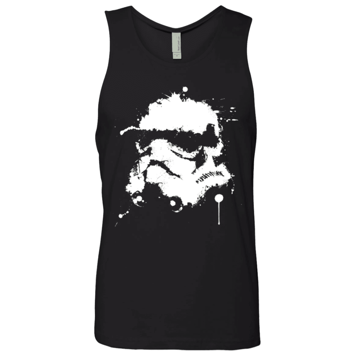 T-Shirts Black / Small Splatted Helmet Men's Premium Tank Top