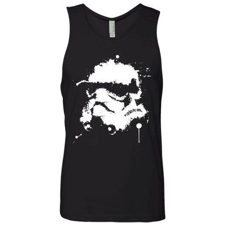 T-Shirts Black / Small Splatted Helmet Men's Premium Tank Top