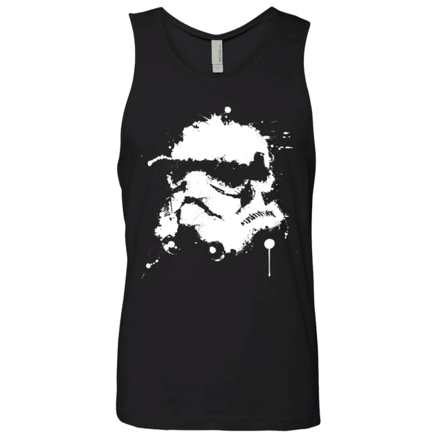 T-Shirts Black / Small Splatted Helmet Men's Premium Tank Top