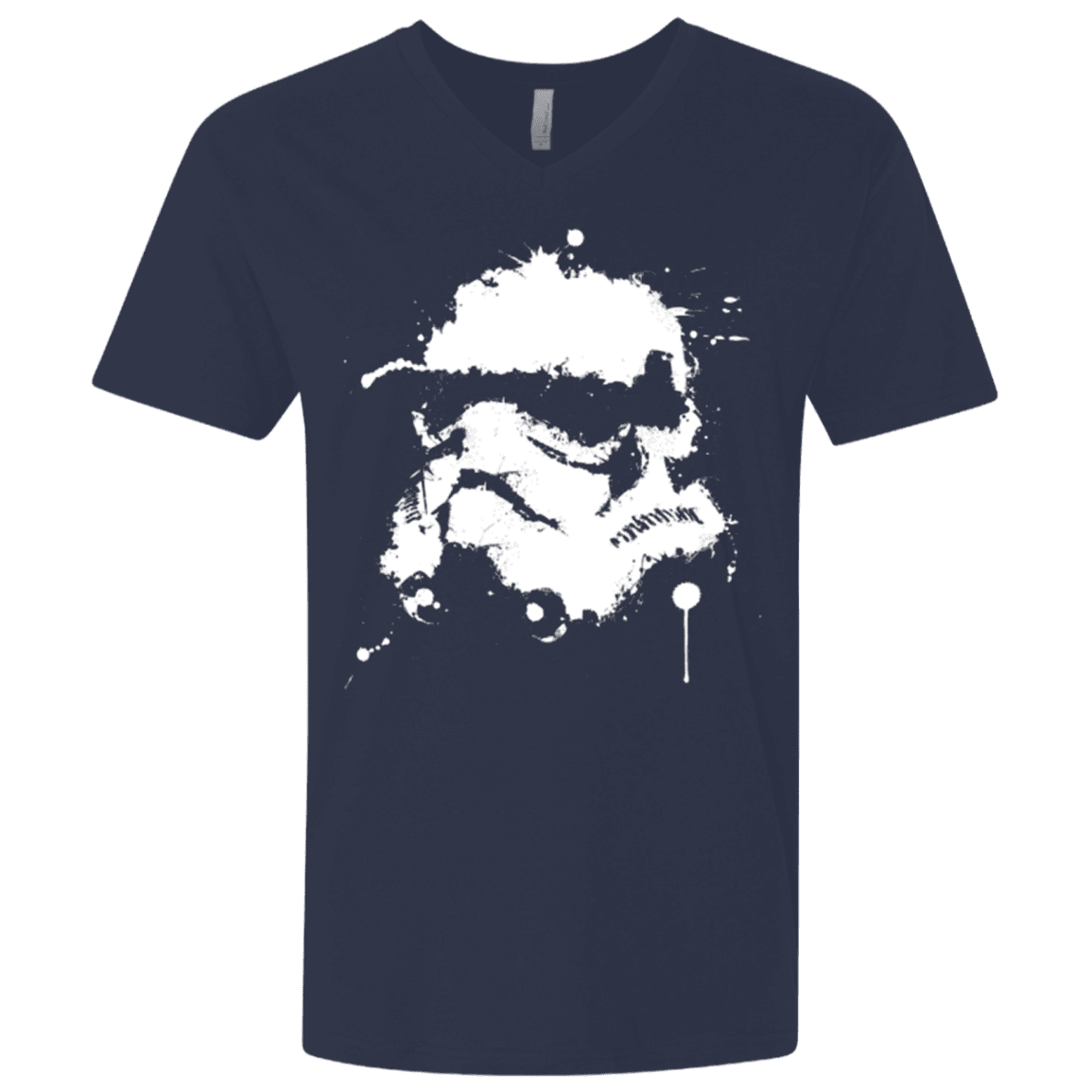 T-Shirts Midnight Navy / X-Small Splatted Helmet Men's Premium V-Neck