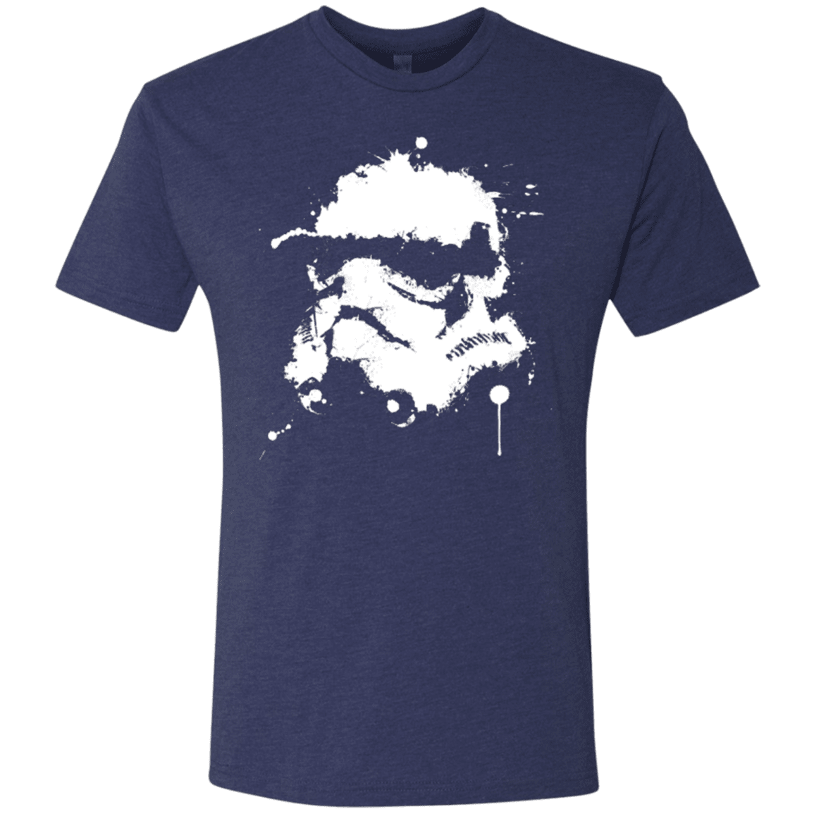 T-Shirts Vintage Navy / Small Splatted Helmet Men's Triblend T-Shirt